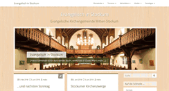 Desktop Screenshot of evangelisch-in-stockum.de