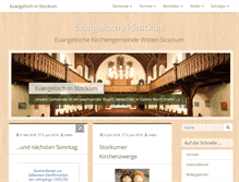 Tablet Screenshot of evangelisch-in-stockum.de